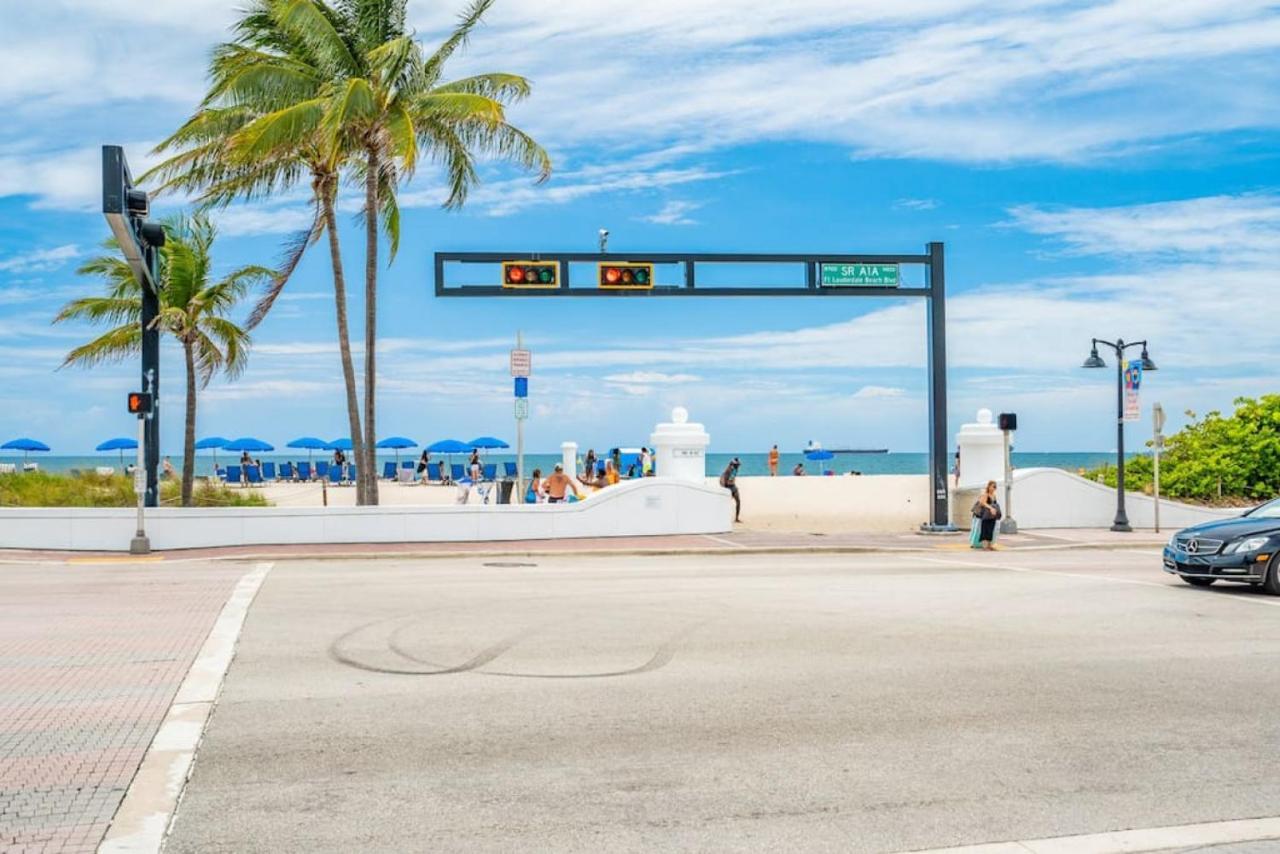 The Purple Pelican Beachfront With Ocean Balcony Unit 2 Fort Lauderdale Ngoại thất bức ảnh