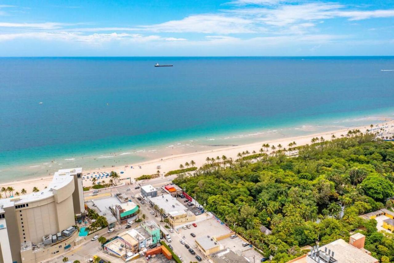 The Purple Pelican Beachfront With Ocean Balcony Unit 2 Fort Lauderdale Ngoại thất bức ảnh