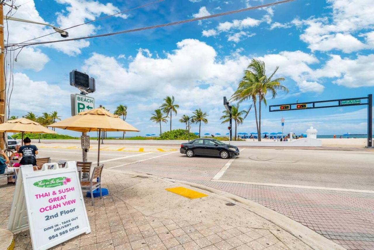 The Purple Pelican Beachfront With Ocean Balcony Unit 2 Fort Lauderdale Ngoại thất bức ảnh