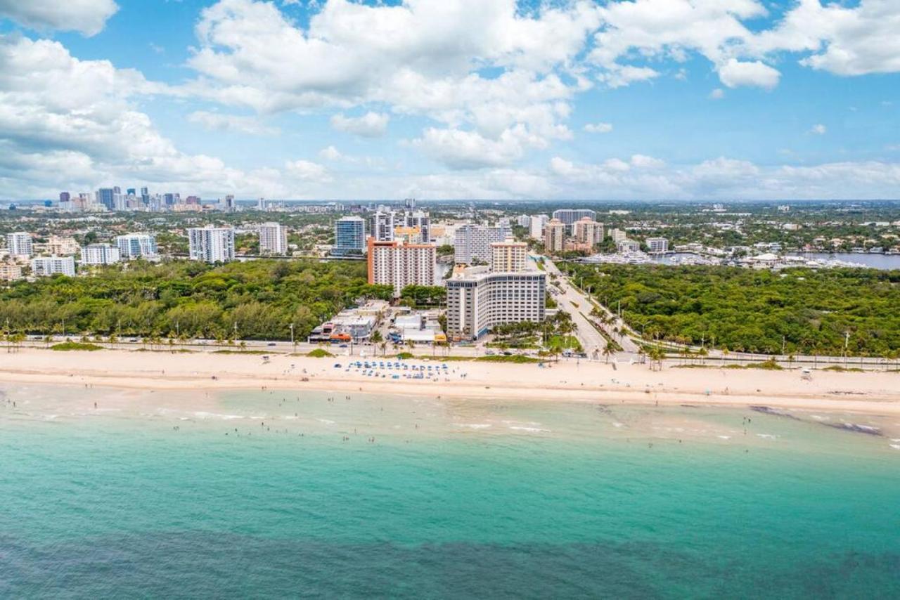The Purple Pelican Beachfront With Ocean Balcony Unit 2 Fort Lauderdale Ngoại thất bức ảnh