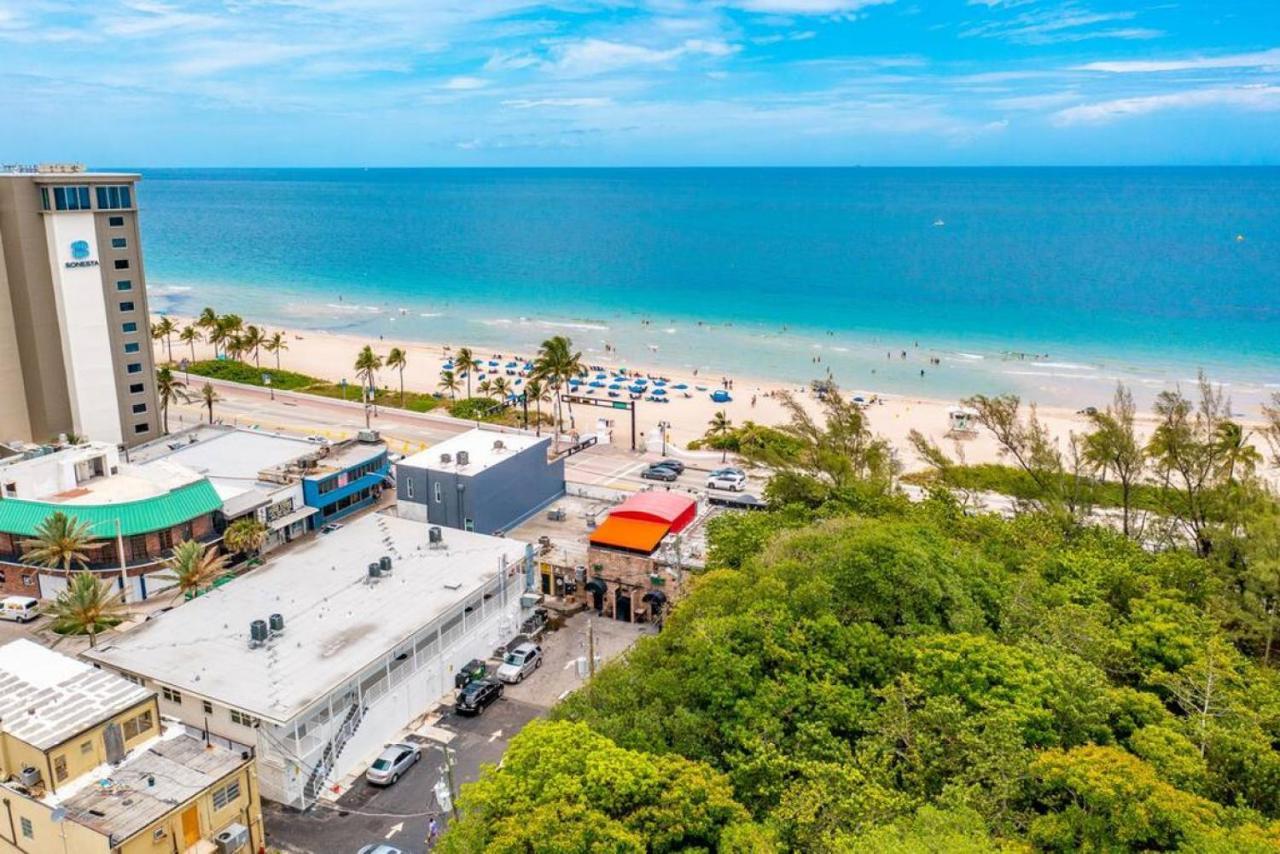 The Purple Pelican Beachfront With Ocean Balcony Unit 2 Fort Lauderdale Ngoại thất bức ảnh